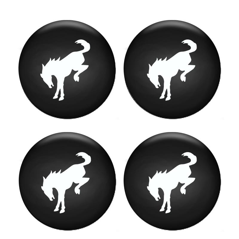 4Pcs 20mm Car Lock Stickers Keyhole Dustproof Decal For Ford Focus Fiesta Ranger Mondeo S-MAX Kuga Mustang Badge Accessory rr8
