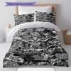 Satan Symbol Pattern Bedding,Quilt Set Quilt Cover Pillowcase Home Birthday Gift (1 * duvet cover + 2 * pillowcase, without core)