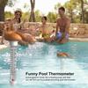 Schwimmbadthermometer Wassertemperaturmesser Kackhaufen-förmig Scherz Schwimmendes Poolthermometer