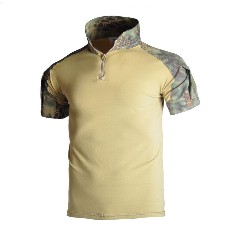 Hanye Outdoor G2 Camouflage Frog Uniform Training Uniform Thin Short Sleeved T-shirt Frog Uniform Short Top Combat Uniform