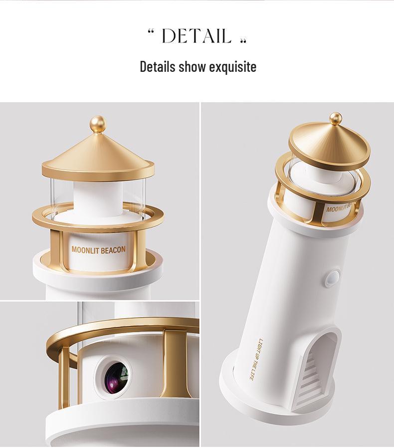 Moonlight Atmosphere Projector: Bluetooth Body-Sensing Night Lamp with Remote Control
