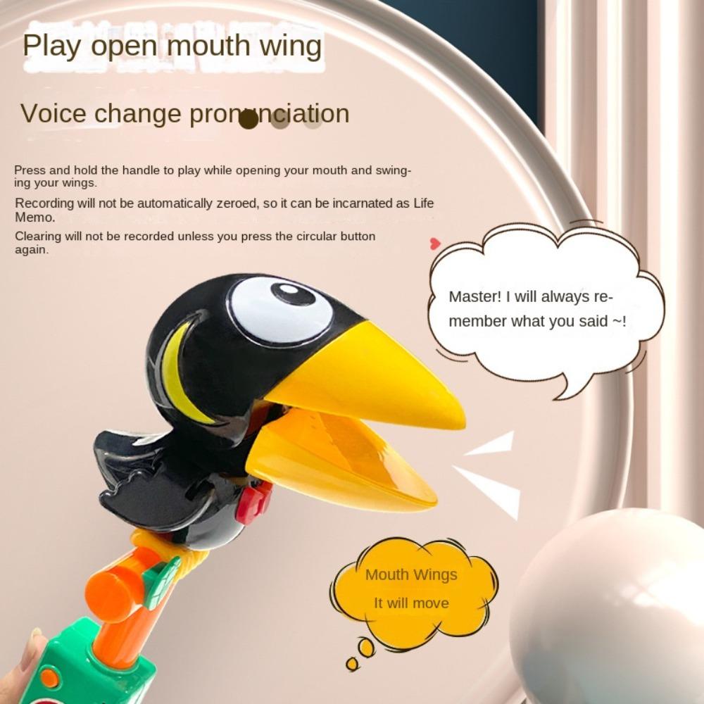 Imitate Electric Talking Parrot Talking Record Recording Talking Toys Cute Talking Crow Toy  Baby