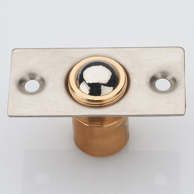 Door Stop Magnetic Door Stopper for Bathroom KTV Stainless Steel Closet Door Spring Ball Catch