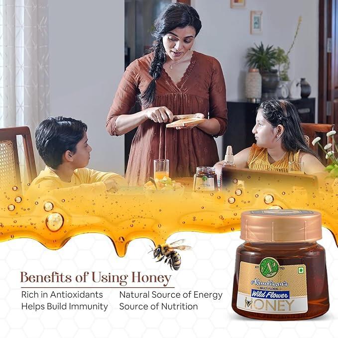RSINC Nambi Wildblütenhonig 125g Glas 100% Rein und Natürlich Unverarbeitet Single JL156254239063