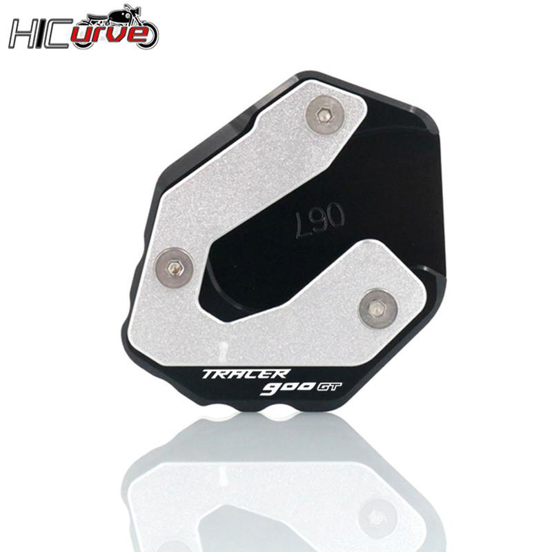 For YAMAHA TRACER 900 Gt Tracer 900Gt 2018 2019 2020 Accessories Side Stand Extender Pad Expanding Stand Extender
