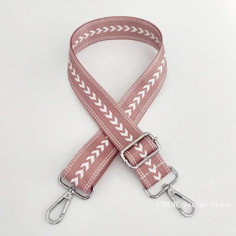 New Color Nylon Wide 3.8cm Shoulder Bag Strap Adjustable Straps for Crossbody Messenger Shoulder Bag Accessories Handbag Straps