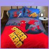 Conjunto de Cama 3D Homem-Aranha Edredom Doona Capa de Edredom Conjunto de Cama Fronha Lençol Características Poliéster de Qualidade Premium Para Máximo Conforto e Estilo