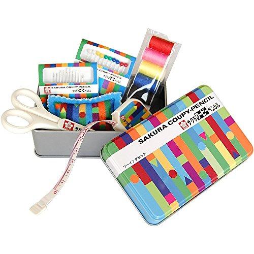 Sakura Coupy Pencil Sewing Set, Tin Shape, SCS-002