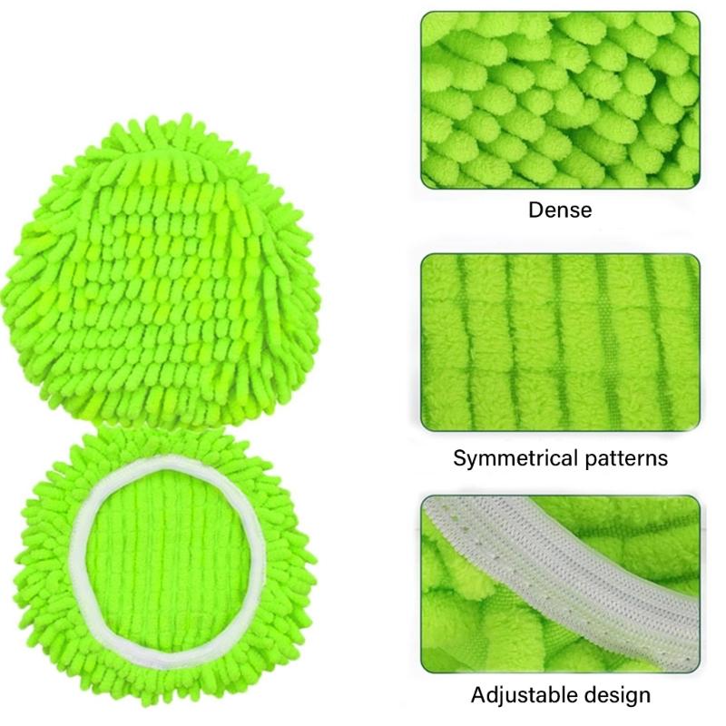 Mop Refill Cloth With High Absorbency Fibers Effortlessly Installation For Hardwood Tile MultiSurface Use