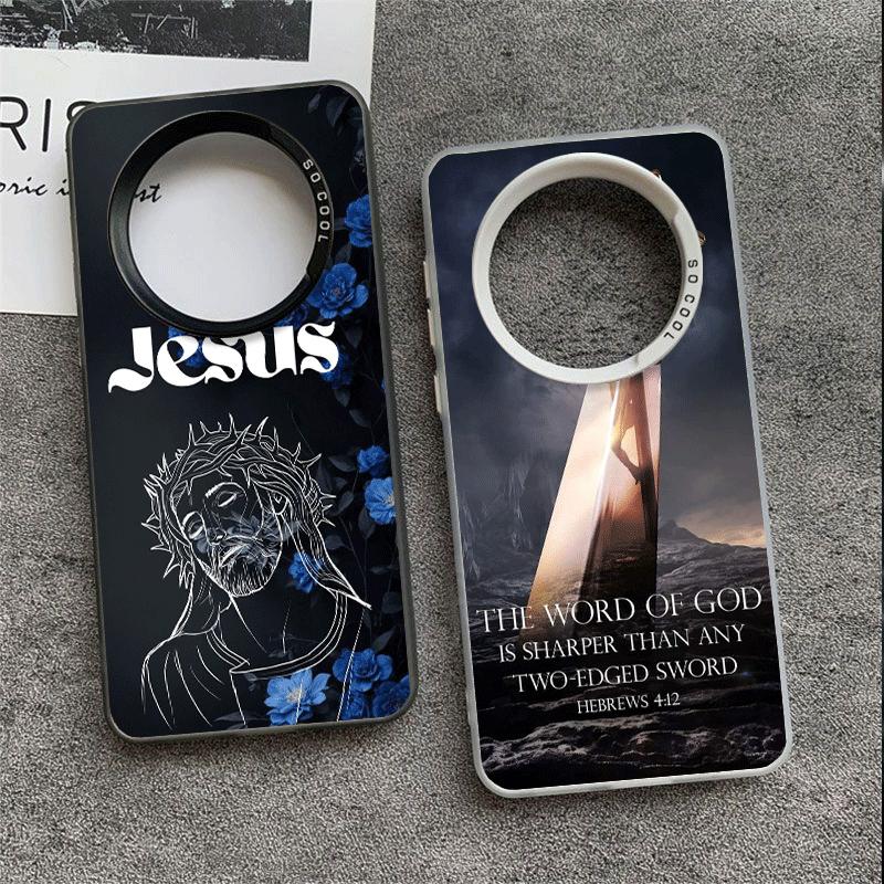 God Jesus Pray Cross Bible Soft Phone Case for Xiaomi Redmi Note 13 14 15 Pro Plus 12S 12 11S 11 11T 10S 10 Shockproof Cover Bac