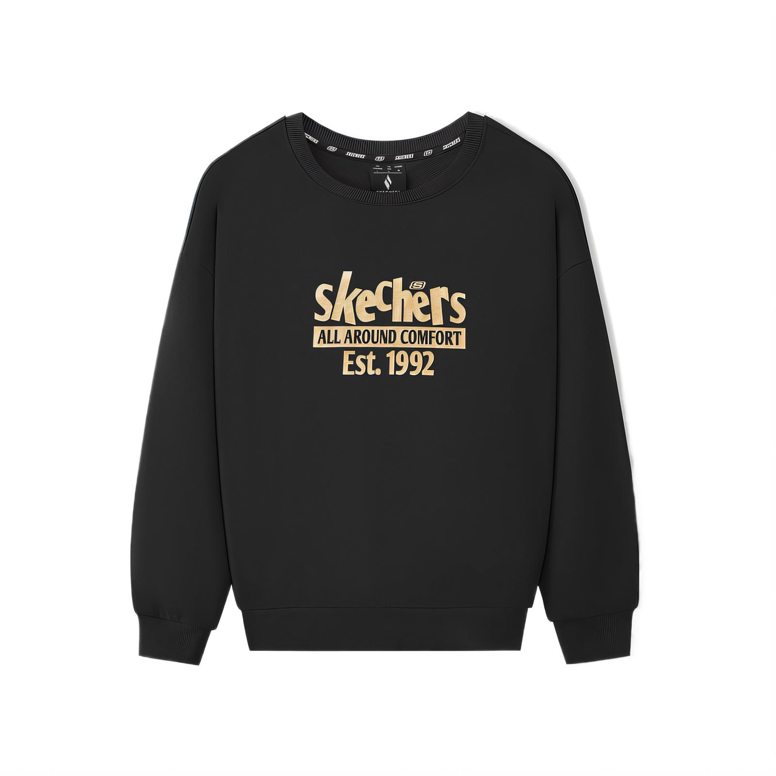 Skechers Fresh Soft Stable Delicate Breathable Long Sleeve Sweatshirt Unisex sweatshirt L325U085-0018 S