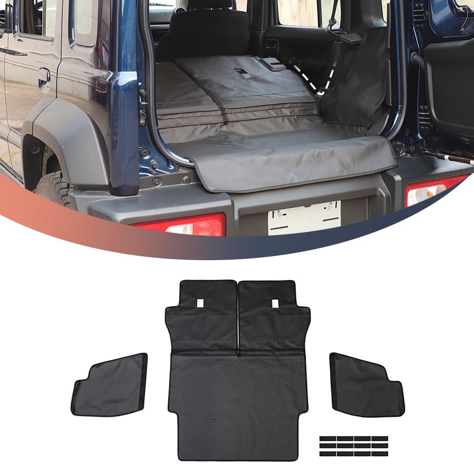 ANTC Car Pet Seat Covers and Mats for Suzuki Jimny 2019 2020 2021 2022 2023 2024 2025 JB64 Cargo Mats JB74, Waterproof, Heavy-Duty, Non-Slip (4-Door