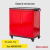 Silent Wheel Multi-Functional Tool Cart & Heavy-Duty Storage Cabinet for Workshops