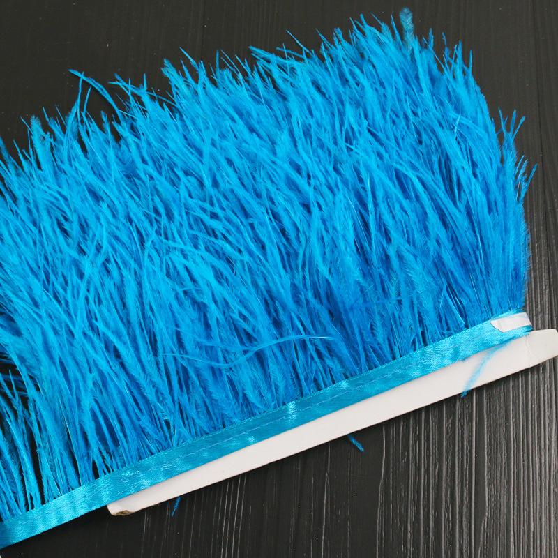 8-10 Ostrich Feather Diy Handmade Jewelry Accessories Crafts Decorative Clothing Skirt Cuffs