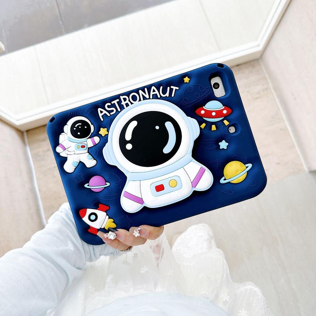 3D Astronaut 360 Stand Flat Case For iPad Redmi pad  SE 8.7 in pad 10.6 in SE 11 in 5 6 11in 5pro 6Pro SE 8.7 pad 2 11 inch Redmi SE 11 iPad mini pro