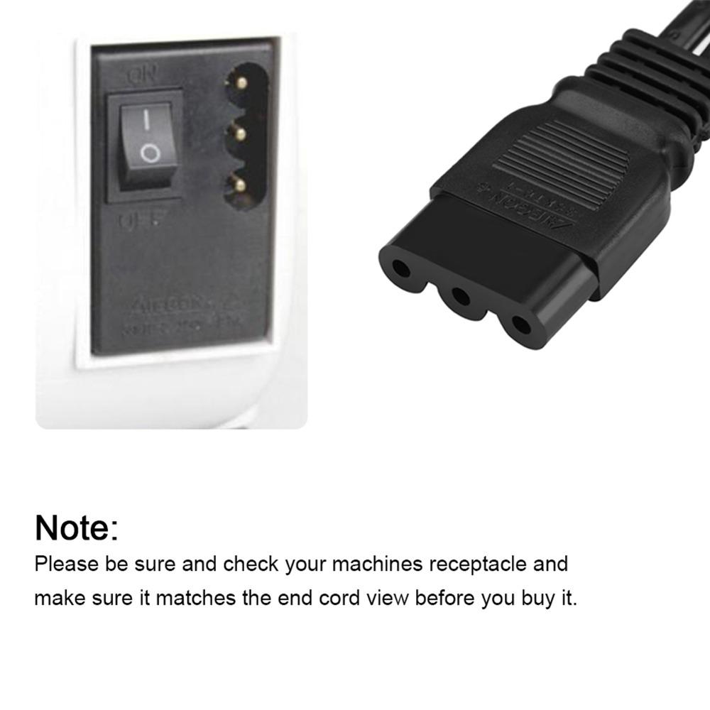 Plastic Sewing Machine Foot Control D Shape Plug Power Cord Foot Control Pedal Compatible Sewing Machine Pedal Household