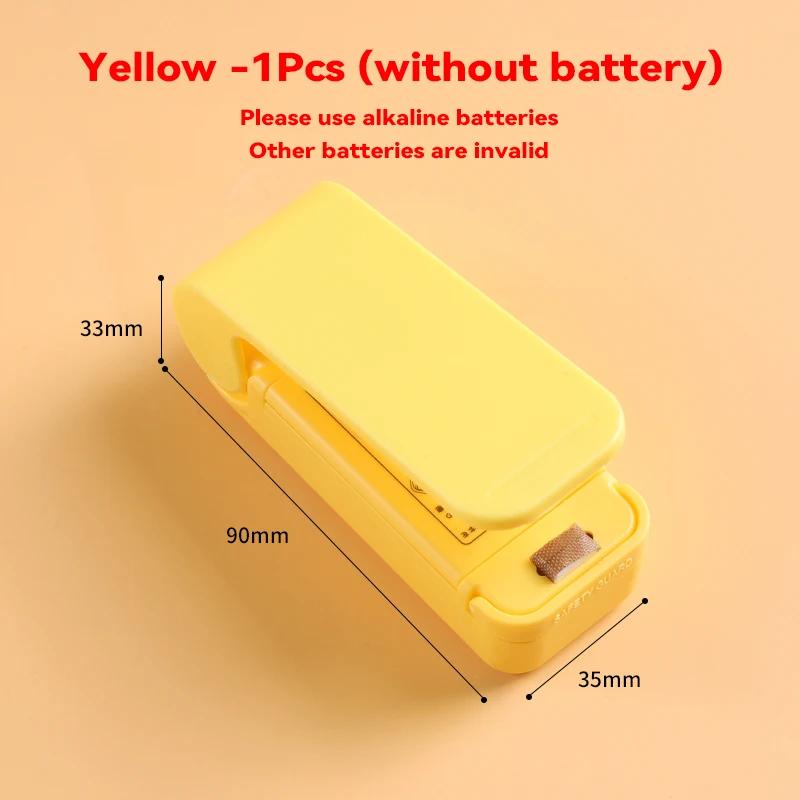 Mini Heat Bag Sealing Machine Package Sealer Bags Thermal Plastic Food Bag Closure Portable Sealer Packing Kitchen Accessories