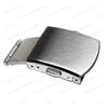 Brushed Stainless Steel Watch Buckle 18mm 20mm 22mm Universal Matte Silver Metal Fold Watch Clasp Double Push Button Accessories