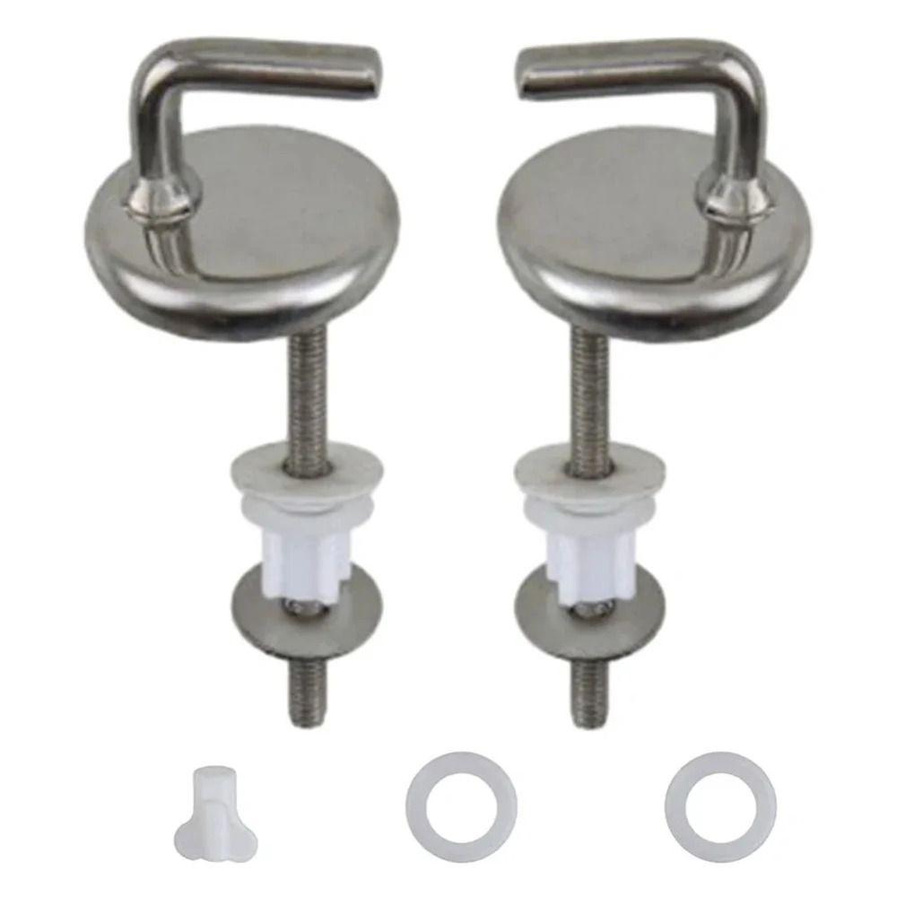 Stainless Steel Toilet Seat Bolts Kit Durable Toilet Cover Connector Toilet Repair