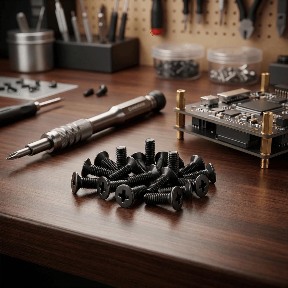 M2.5 Größe Kreuzschlitz Senkkopfschrauben M2 Größe Selbstschneidende Schrauben Sortiment Elektronik Reparatur