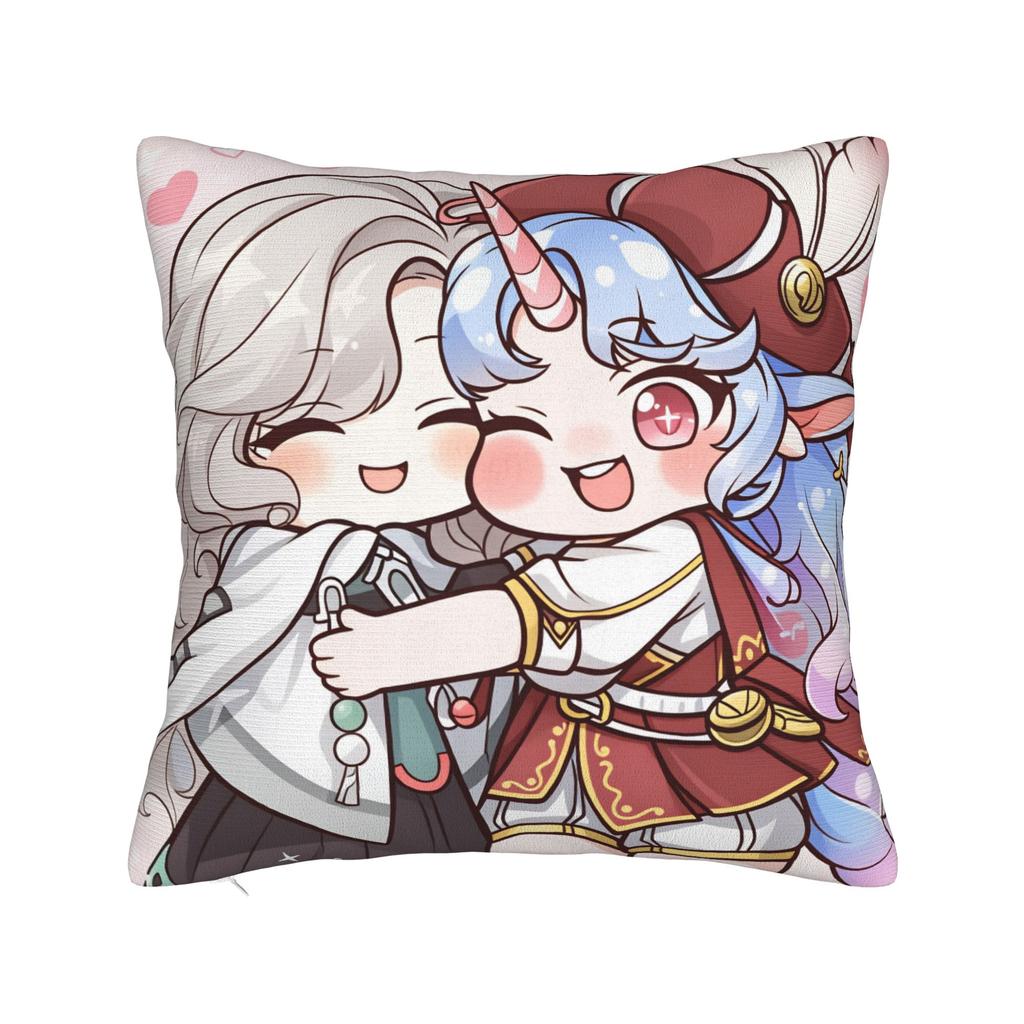 Pillow Case Kawaii Gaming T-Trickcals Print Pillow Cover For Chair Sofa Home Decor Vintage Pillowcases
