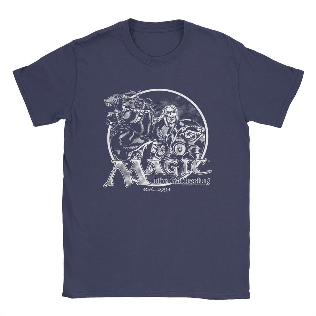 Games Gathering MTG Pánske tričko Retro Logo Vtipné bavlnené tričká Okrúhly výstrih Krátky rukáv Tričko Nadrozmerné merch