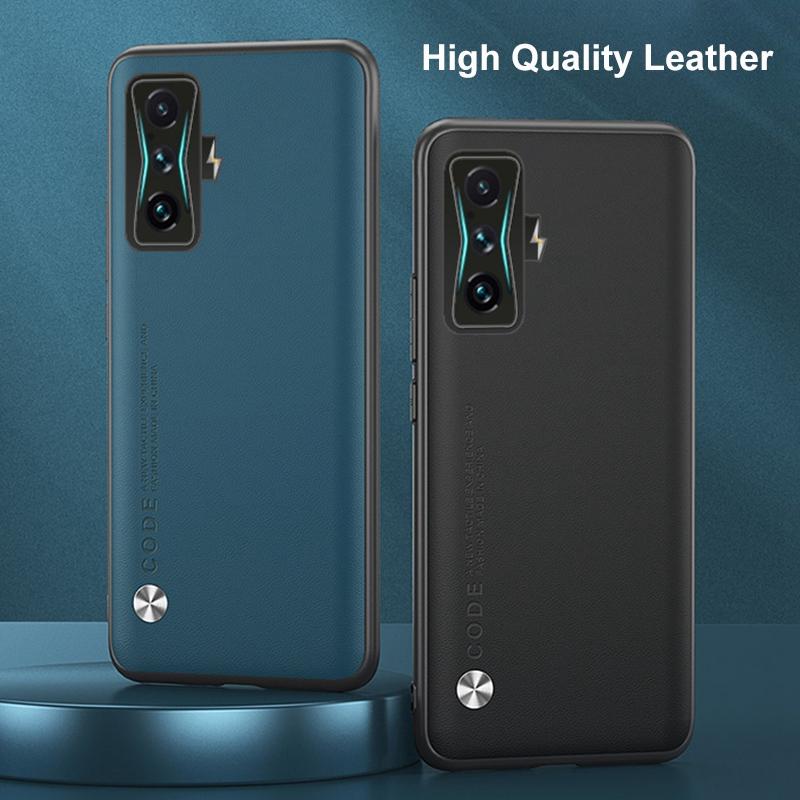 Luxury PU Leather Case For Xiaomi Poco F3 F4 GT Cover Business Silicone Phone Case For Redmi K40 K50 Gaming K40 Pro Plus K40S
