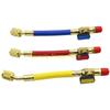 F26C High Pressure HVAC Refrigerant Charging Hoses Set with Ball Val ve 800PSI