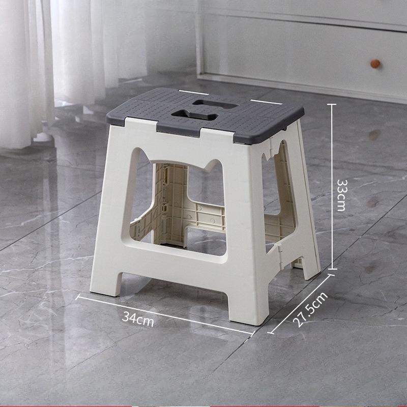 New Portable Foldable Stool for Street Stalls Plastic Chairs for Train Folding Outdoor Handheld Fishing Bench