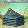 Edge Wrapping Punching Sunshade Net Thickened Encrypted Outdoor Courtyard UV Resistant Mesh Fabric Insulated Cooling Pool Carport Sunscreen Net