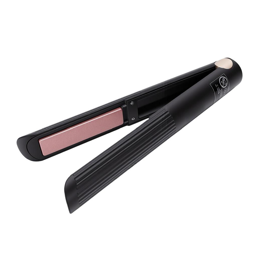 Cordless Hair Straightener Portable USB Rechargeable Mini Flat Iron Hair Straightener and Curler for Salon Home Dorm