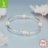 Cross-Border Supply S925 Sterling Silver Bead Bracelet, Fashionable Bracelet Jewelry Bsb203