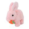   Bunny Toy Plush Interactive Easter Electronic Hopping Bunny Toy with Sound Wiggle Ears for Birthday Gift