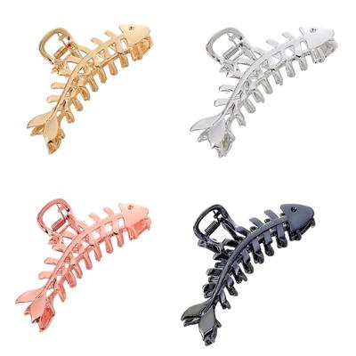Fantasy Fish Bone Hair Claw Clip Gripper For Women Barrette Slip Resistant Hair Accessory Elegant Design Styling