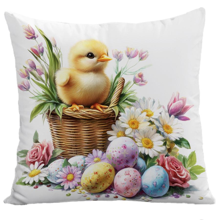 Наволочка на Пасху Наволочка для декора гостиной и прикроватной тумбочки 45x45 cm 738₽
