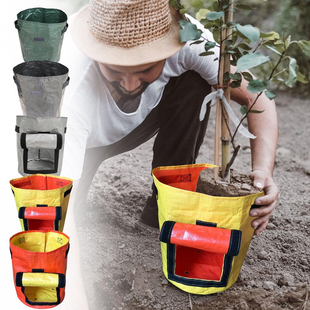 Creative Woven Plastic Bags For Horticultural Vegetable Cultivation And Plant Growth Bags