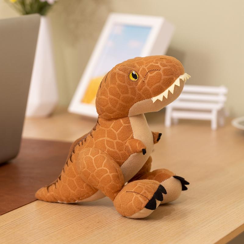 Simulation Dinosaur Plush Toy Lifelike Pterosaur Tyrannosaurus Rex Printed Fabric Posture Soft Animals Birthday Gifts for Boys