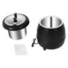 10.5QT Soup Warmers Commercial Soup Kettle Electric Soup Pot with Detachable Insert Pot Temperature Control Knob for Restaurants