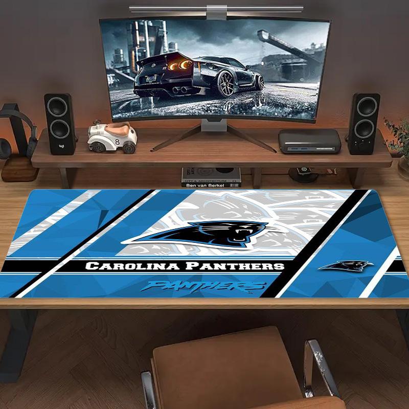 Carolina Panthers Color Mouse Pad Large Gaming Table Cushion Non-slip Laptop Tablet Big Mousepad XXL Mat Mini PC Playmat With Lock edge