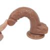 Simulated penis, artificial phallus toy, irregularly shaped soft flesh female sex accessory