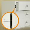 4 Sets Hole-free Invisible Magnet Door Suction Cabinet Strong Magnetic Attractor