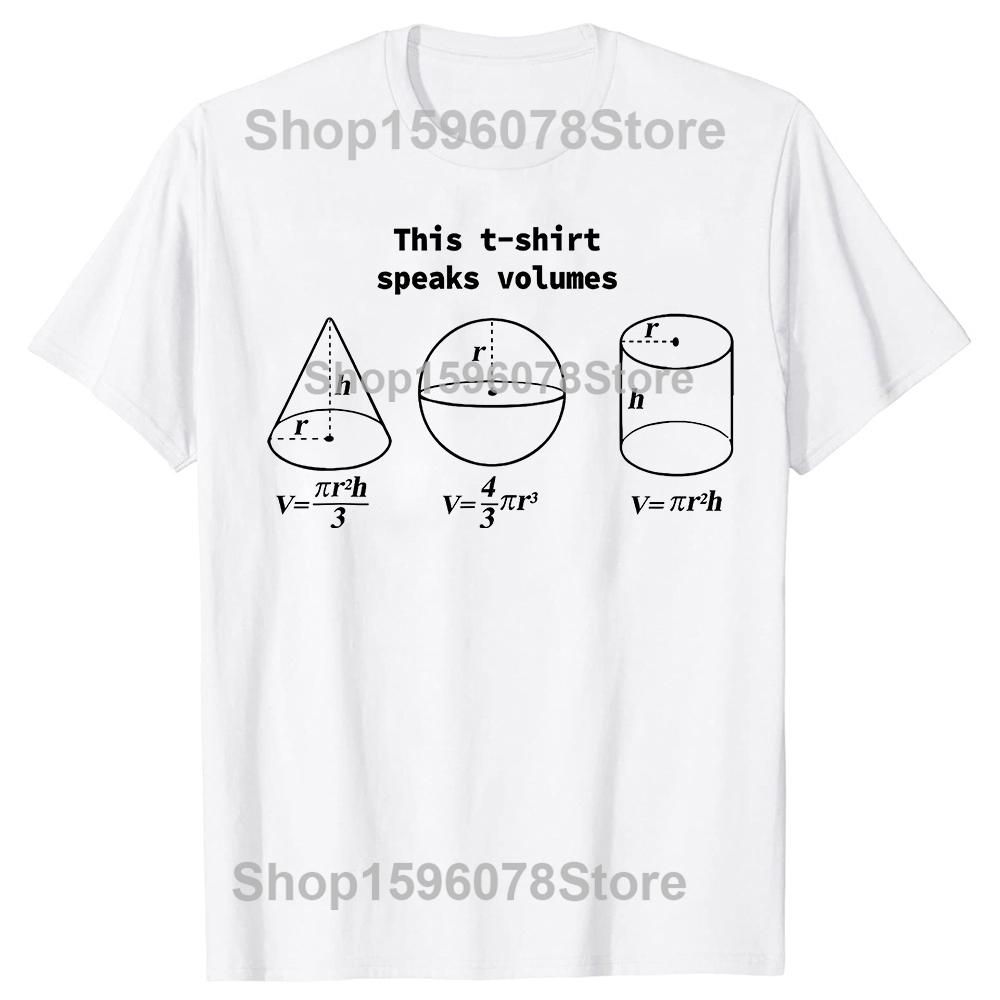 Dieses T-Shirt spricht Bände Lustiges Mathe Wissenschaft T-Shirt Unisex Baumwolle Humor Streetwear T-Shirt Kurzarm Unisex Lockere Kleidung