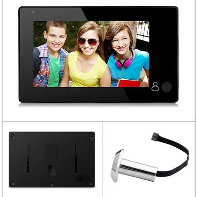 Timbre Visor Pantalla a Color Digital Gran Angular Cámara de Puerta Monitor Cámara de Video Monitor de Mirilla de 4,3 PulgadasA