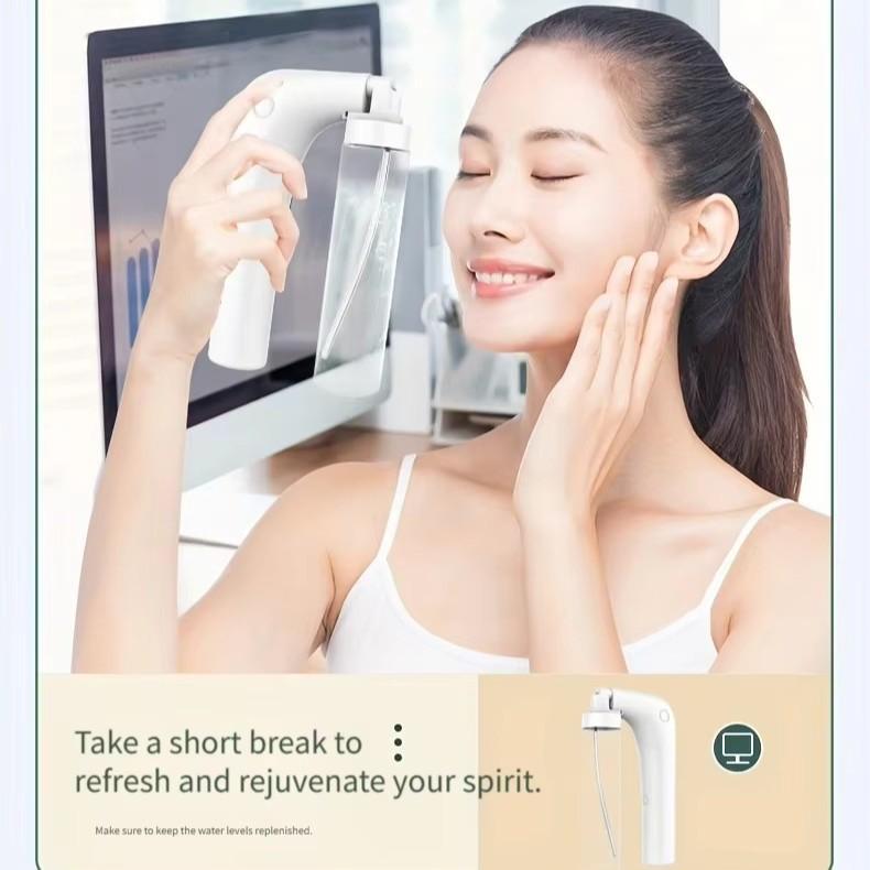 Compact Ionic Facial Steamer: Deep Cleanse & Hydrate Anywhere