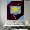 Aston Villa logo Wall Hanging Printed Fabric Blanket Decorative Tapestries for Bedroom Living Room Home Decor