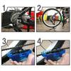 1 Set Cycling Bike Bicycle Chain Wheel Wash Cleaner Tool Brushes Scrubber Kit