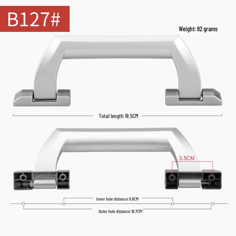 Luggage Handle Replacement & Repair Kit - Leather Case & Bag Accessories