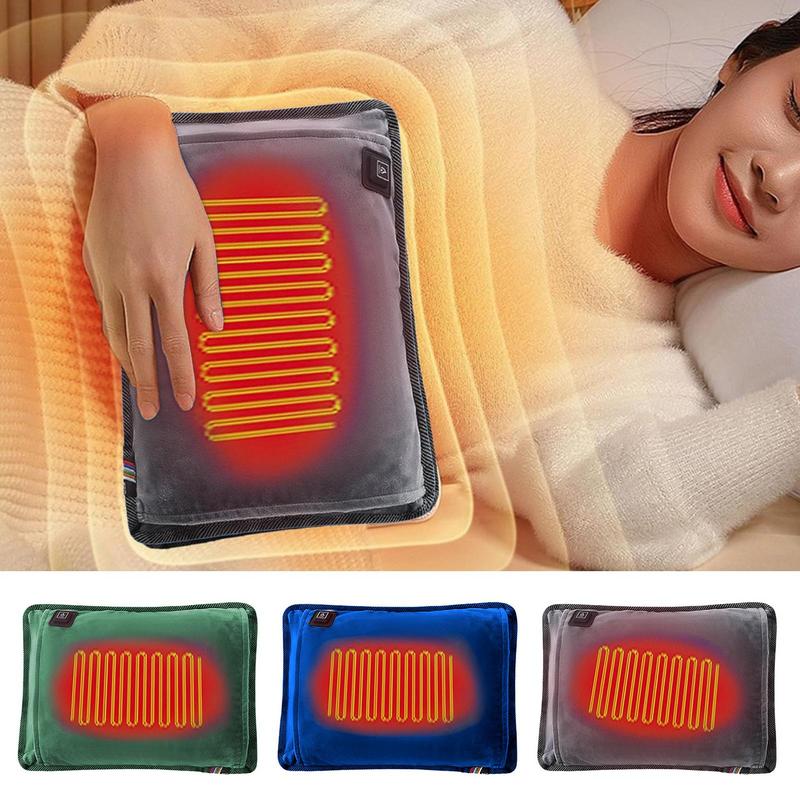 Electric Handwarmers Hand Warmer Pillow Machine Washable Heated Hand Warmer Plush Portable Hand Warmer With 3 Modes For