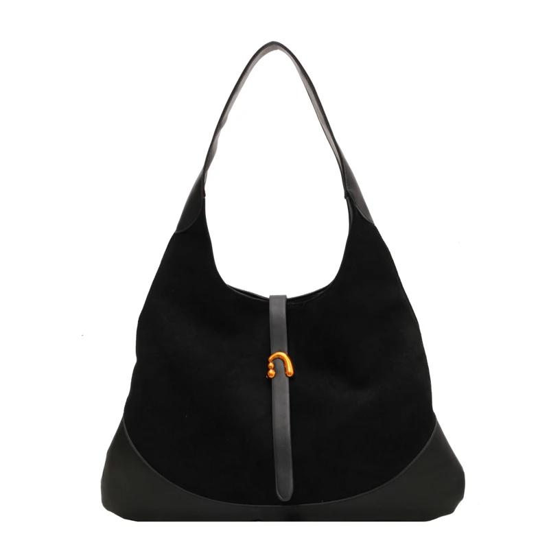 Large Capacity Retro Bag for Women  Single Shoulder Crossbody Work Casual Bag  New  Autumn and Winter