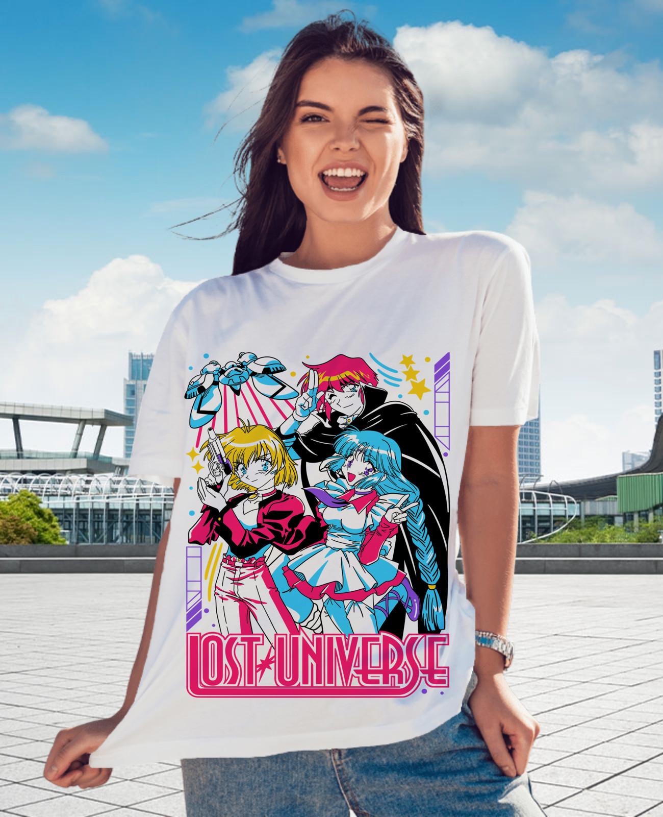 Lost Universe T-Shirt Mens Womens Tees Top KanzakaDex Anime Manga  Kane Blueriver Hoshi Girl Shirt 4XL